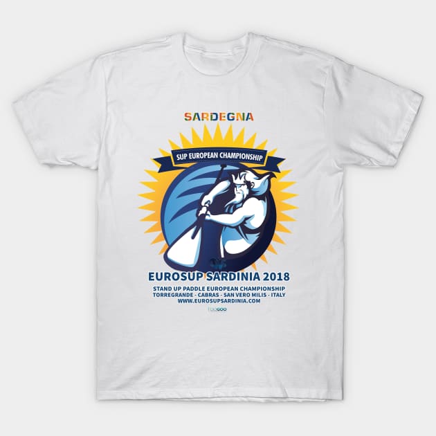 God Neptune EuroSUP 2018 T-Shirt by oristanoeventi